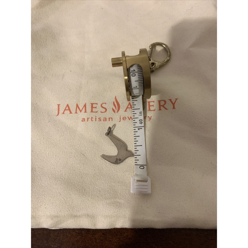 Retired James Avery 925 Sterling Silver Descending Dove Holy Pendant 1 Inch